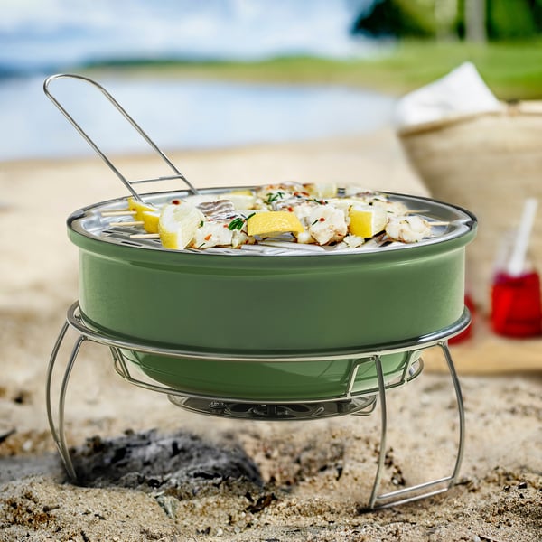 IKEA STRANDÖN Grill Charcoal Green