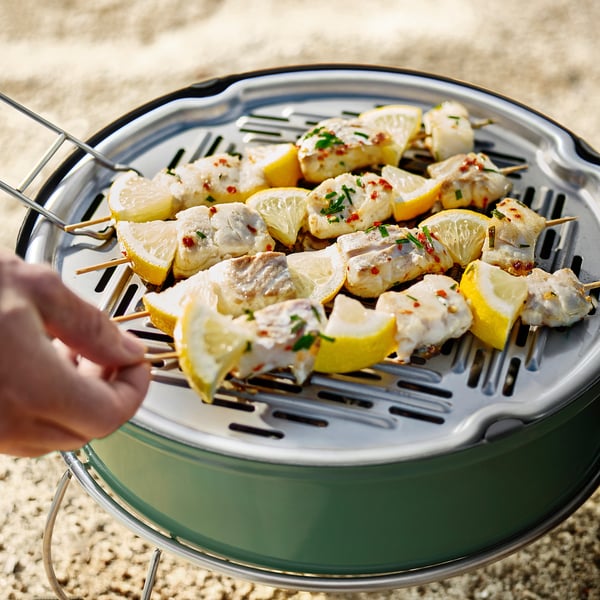 IKEA STRANDÖN Grill Charcoal Green