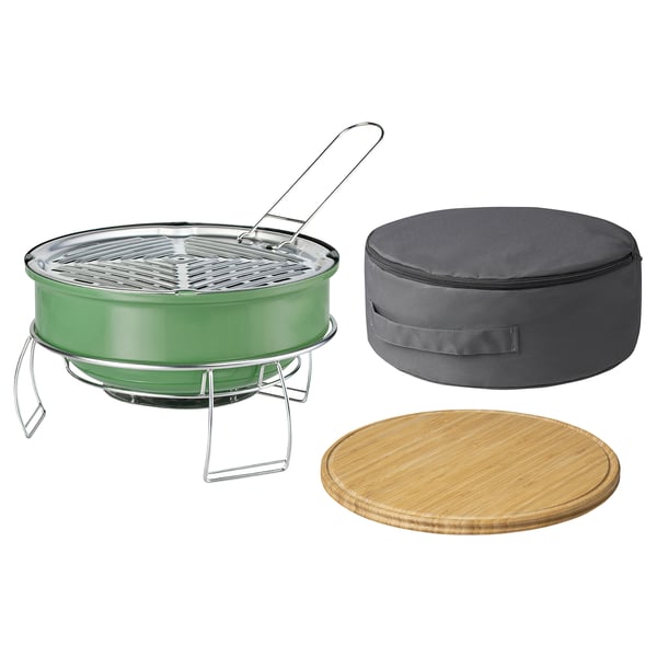 IKEA STRANDÖN Grill charcoal green