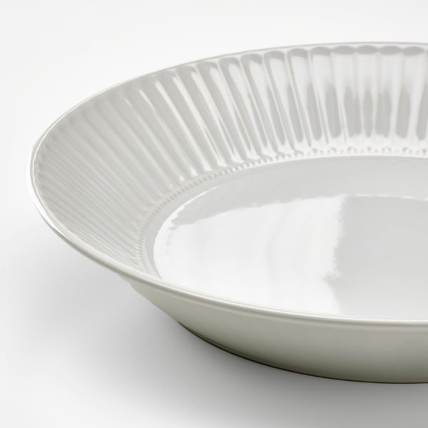 IKEA STRIMMIG Serving Plate White 11 "