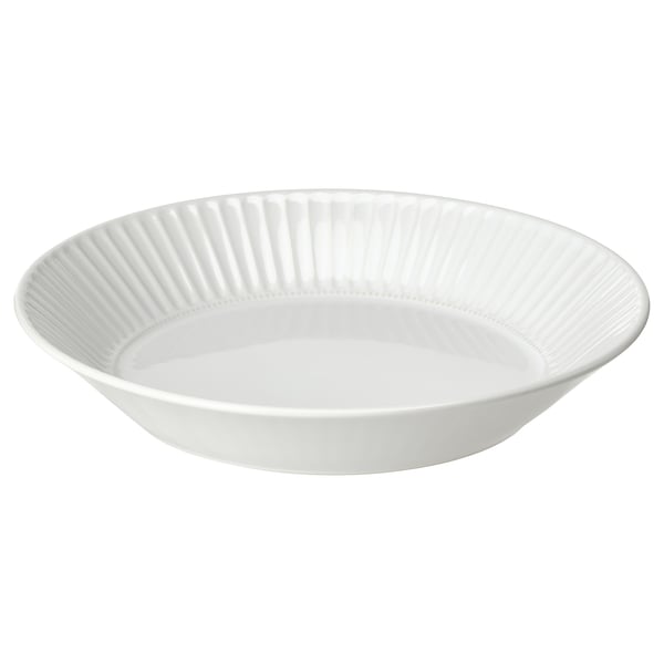 IKEA STRIMMIG Serving plate white 11 "
