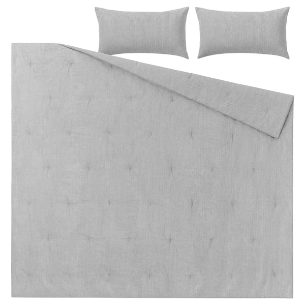 IKEA STRUTBRÄKEN Comforter Set Gray Full/Queen