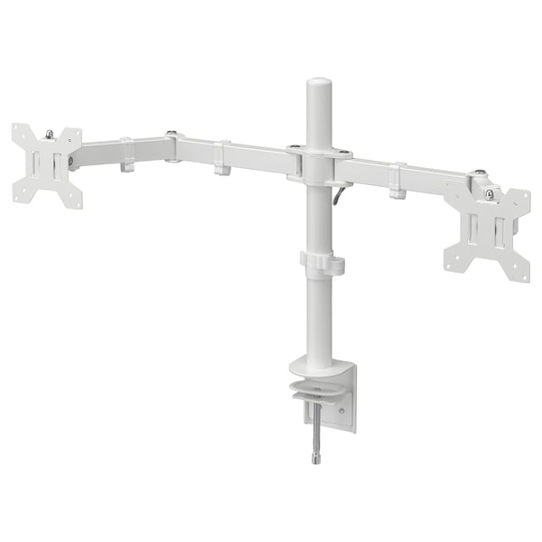 IKEA STUBBERGET Bracket for 2 monitors white