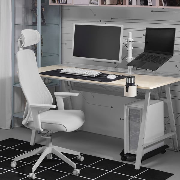 IKEA STUBBERGET Laptop Holder With Arm White