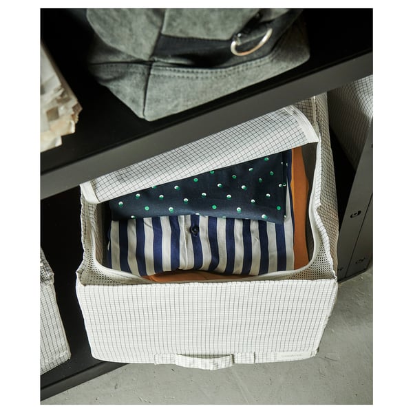 IKEA STUK Storage Case White/gray 13 ½x20x11 "