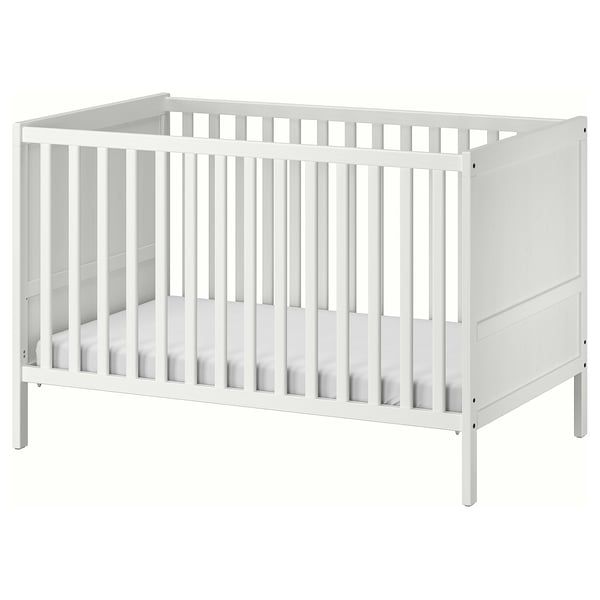 IKEA SUNDVIK Crib white 27 1/2x52 "