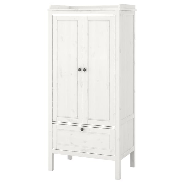IKEA SUNDVIK Wardrobe white 31 1/2x19 5/8x67 3/8 "