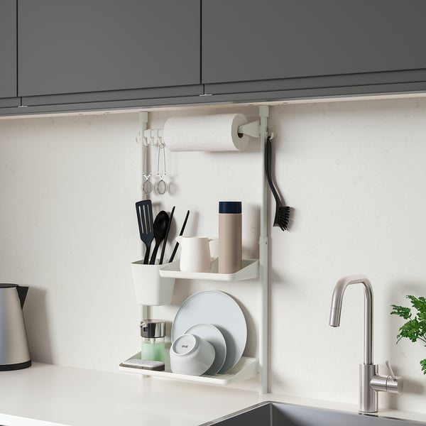 IKEA SUNNERSTA Adjustable Rack With Hooks