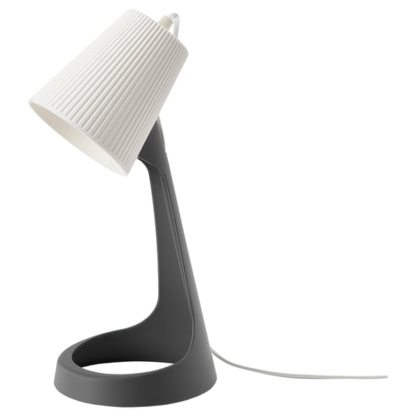 IKEA SVALLET Work lamp dark gray/white