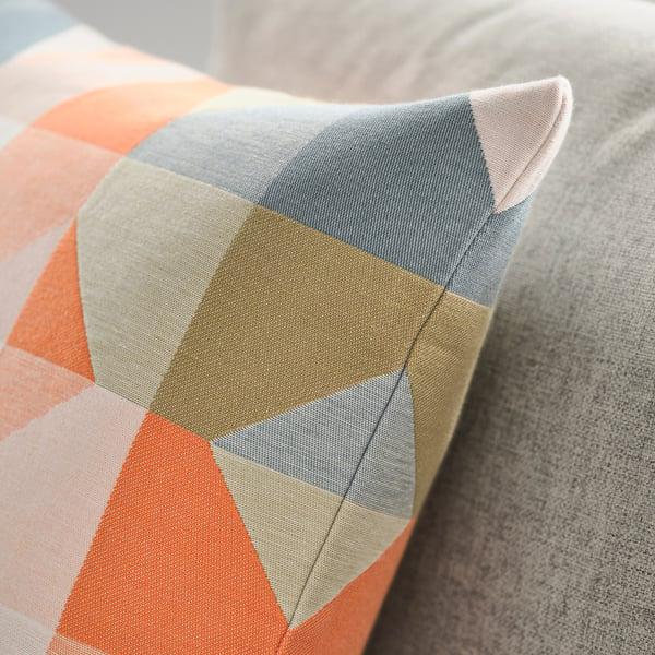 IKEA SVARTHÖ Cushion Cover Orange/multicolor 20x20 "