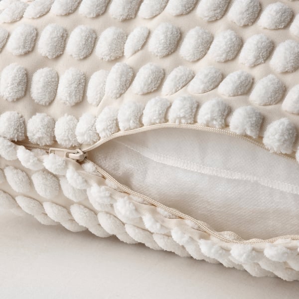 IKEA SVARTPOPPEL Cushion Cover Off-white 26x26 "