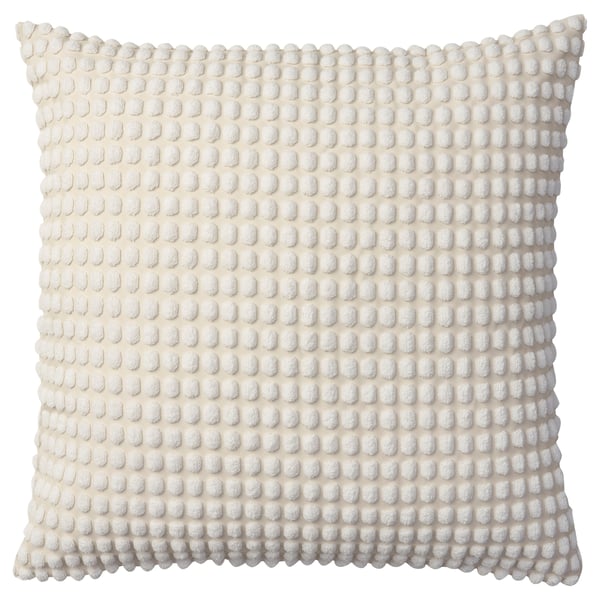 IKEA SVARTPOPPEL Cushion cover off-white 26x26 "