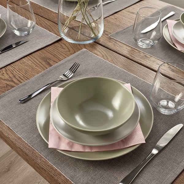 IKEA SVARTSENAP Place Mat Gray 14x18 "