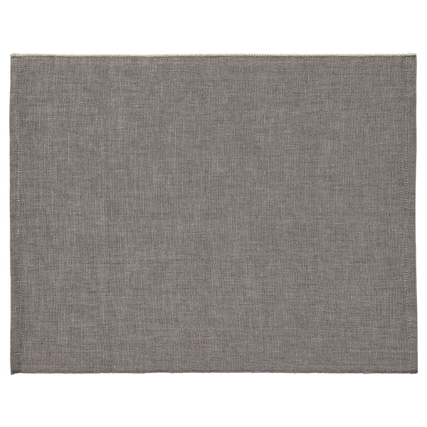 IKEA SVARTSENAP Place mat gray 14x18 "
