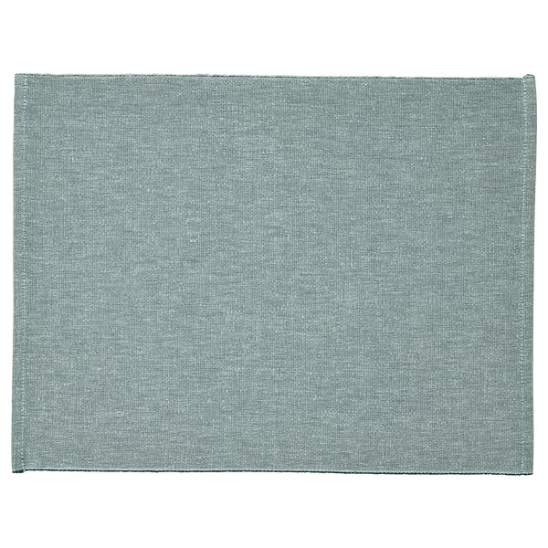 IKEA SVARTSENAP Place mat green-blue 14x18 "