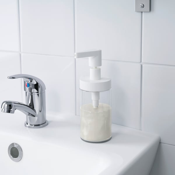 IKEA TACKAN Soap Dispenser White