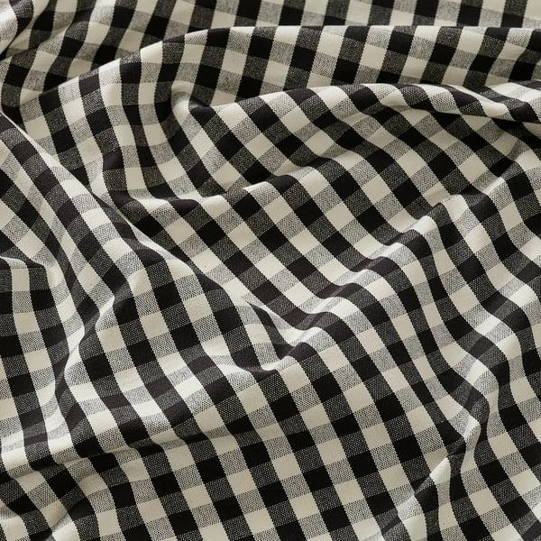 IKEA TAGGLUSERN Pre-cut Fabric Black/white 59x118 "