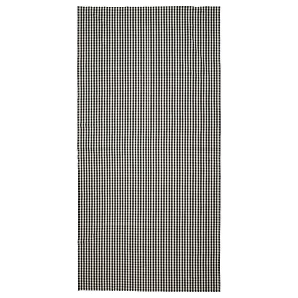 IKEA TAGGLUSERN Pre-cut fabric black/white 59x118 "