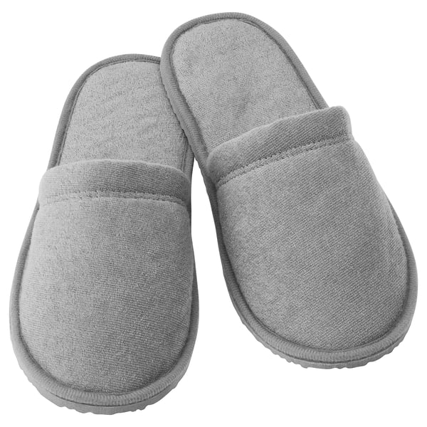 IKEA TÅSJÖN Slippers gray S/M