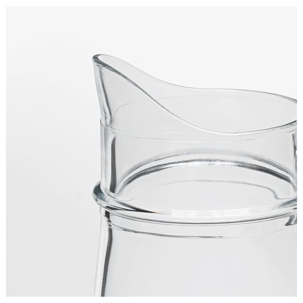 IKEA TILLBRINGARE Pitcher Clear Glass 57 Oz