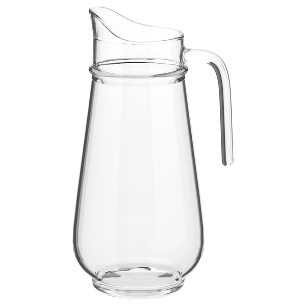 IKEA TILLBRINGARE Pitcher clear glass 57 oz