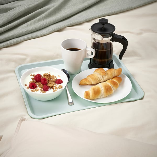 IKEA TILLGÅNG Tray Pale Green 15x11 "