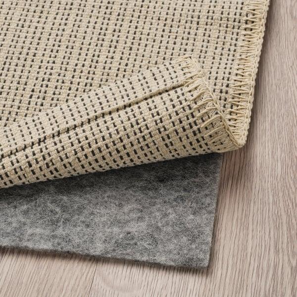 IKEA TIPHEDE Rug Flatwoven Natural/black 1 ' 8 "x2 ' 7 "