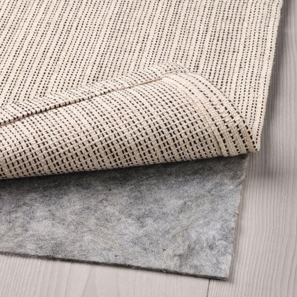 IKEA TIPHEDE Rug Flatwoven Natural/black 7 ' 3 "x9 ' 2 "