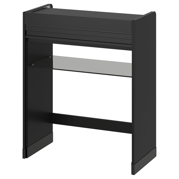 IKEA TITTEBO Roll-front Cabinet Black 24 "