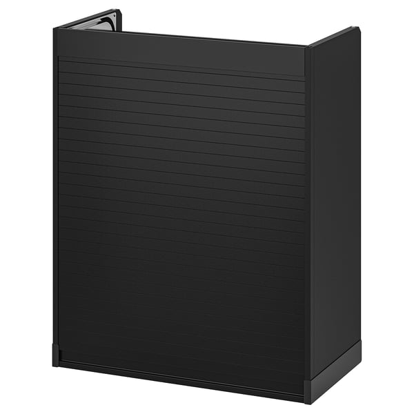 IKEA TITTEBO Roll-front cabinet black 24 "