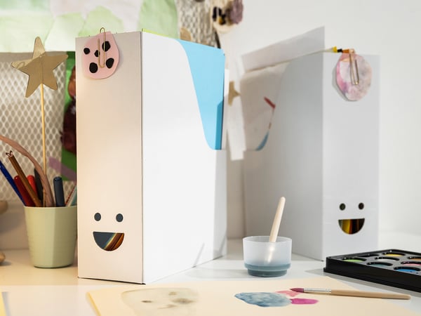 IKEA TJABBA Magazine File White