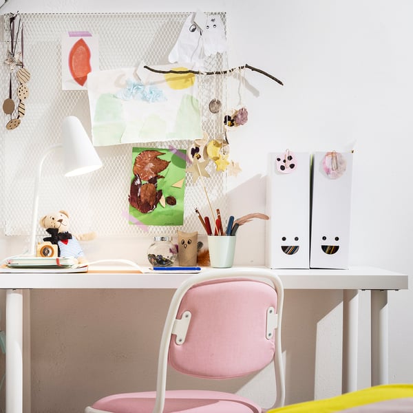 IKEA TJABBA Magazine File White