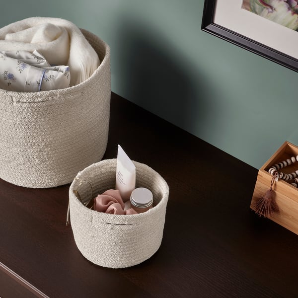 IKEA TJABBIG Basket Natural 6x5 "