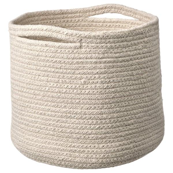 IKEA TJABBIG Basket natural 9 ¾x9 "