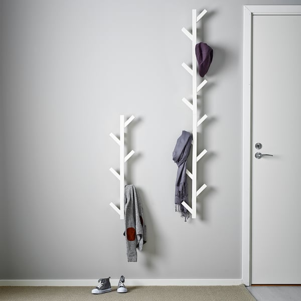 IKEA TJUSIG Hanger White 30 ¾ "