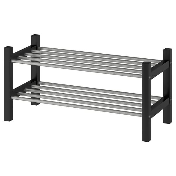 IKEA TJUSIG Shoe rack black 31 1/8x12 5/8x14 5/8 "