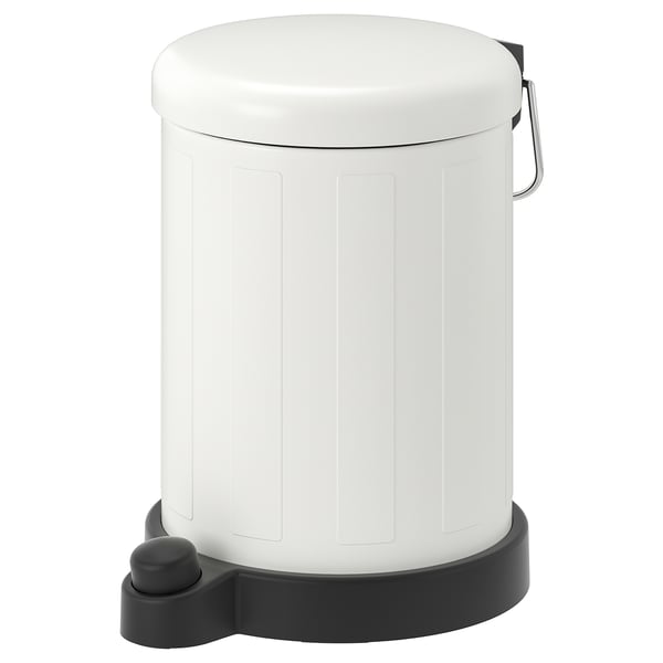 IKEA TOFTAN Trash can white 1 gallon