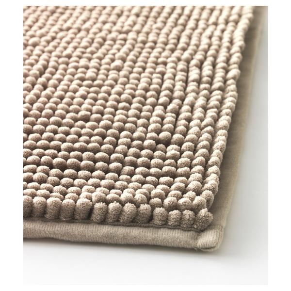 IKEA TOFTBO Bath Mat Beige 20x31 "