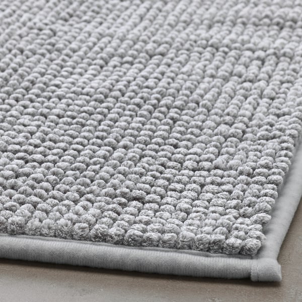 IKEA TOFTBO Bath Mat Gray-white Mélange 24x47 "
