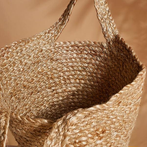 IKEA TOLKNING Hanging Basket Jute