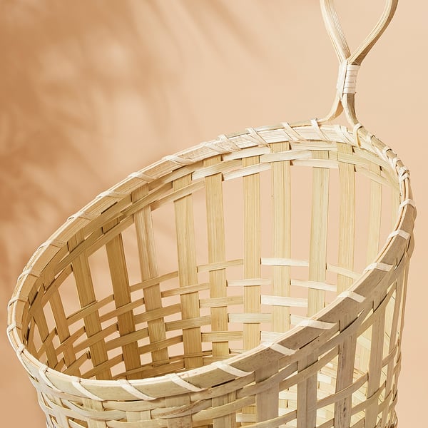IKEA TOLKNING Set Of 2 Handmade Bamboo