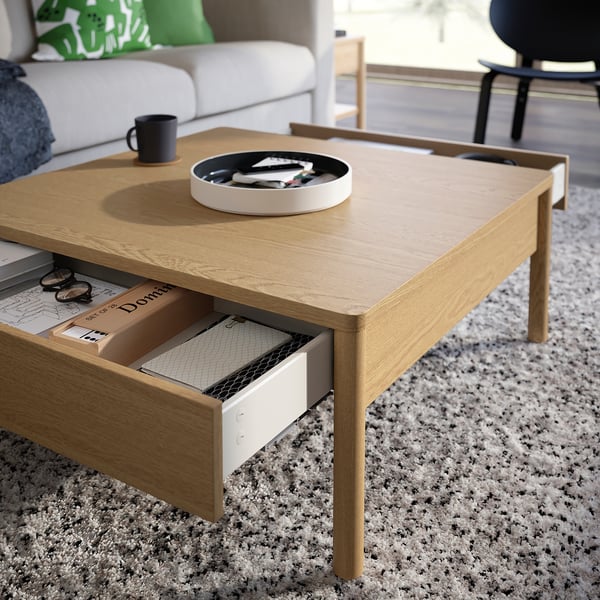 IKEA TONSTAD Coffee Table Oak Veneer 33 1/8x32 1/4 "