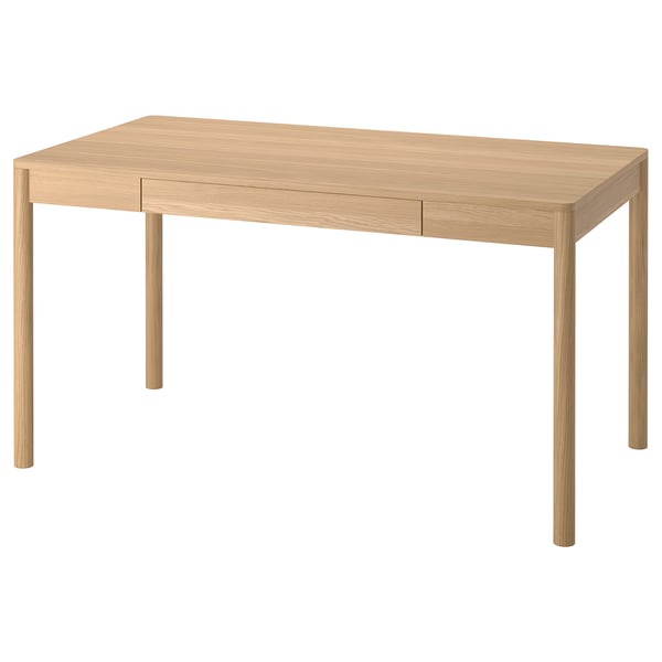 IKEA TONSTAD Desk oak veneer 55 1/8x29 1/2 "