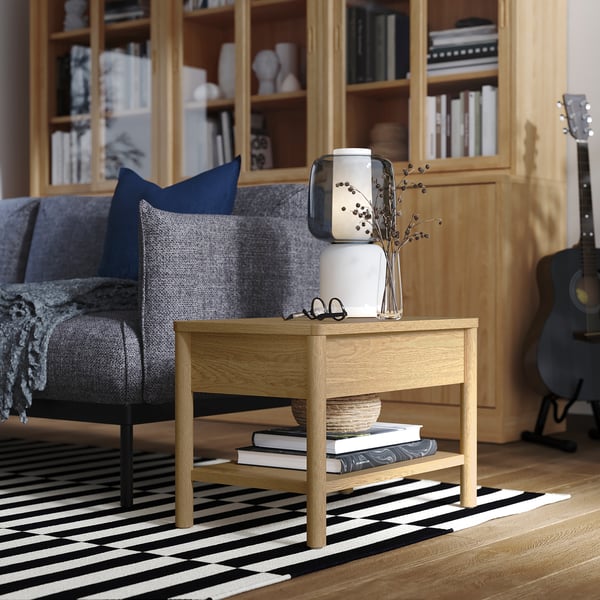 IKEA TONSTAD Side Table Oak Veneer 25 1/4x15 3/4 "