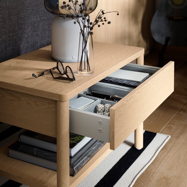 IKEA TONSTAD Side Table Oak Veneer 25 1/4x15 3/4 "