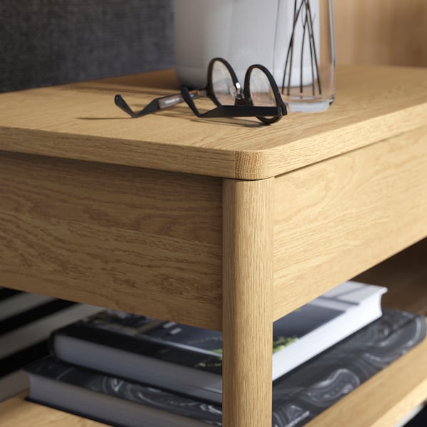 IKEA TONSTAD Side Table Oak Veneer 25 1/4x15 3/4 "