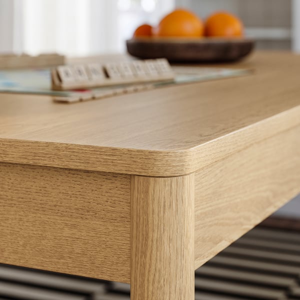 IKEA TONSTAD Table Oak Veneer 59x31 1/2 "