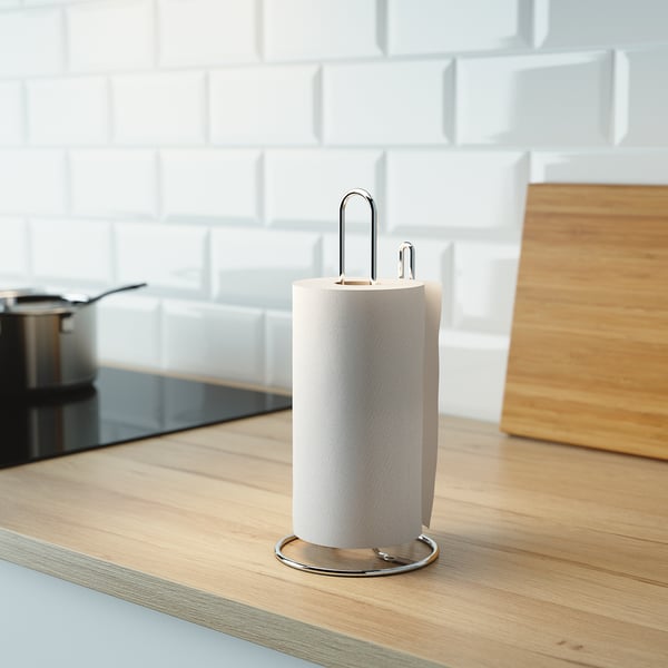 IKEA TORKAD Papertowel Holder Silver Color