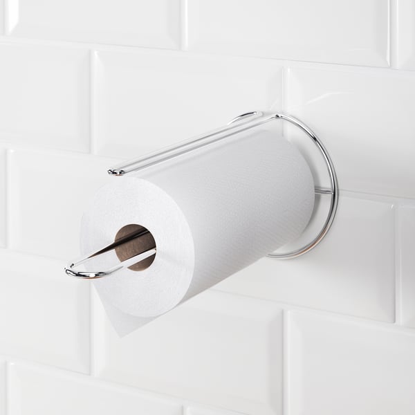 IKEA TORKAD Papertowel Holder Silver Color