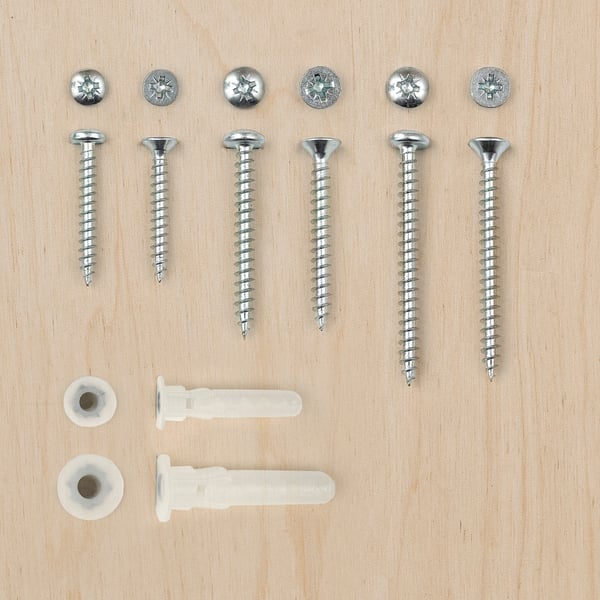 IKEA TRIXIG 175-piece Screw And Plug Set